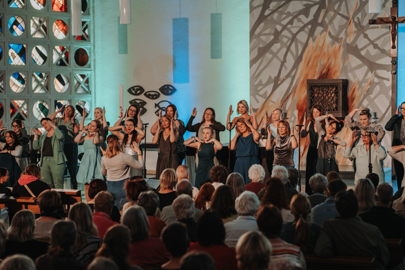 Frauenensemble Encantada singt 