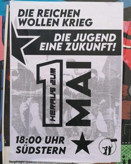 Die Reichen wollen Krieg. Die Jugend eine Zukunft!

2025

#r1mb #b0105 #berlinposter #politicalposter #1maiberlin