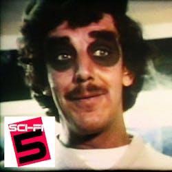 Sci-Fi 5 Title Card for May 19, 2021 episode on Peter Mayhew. 