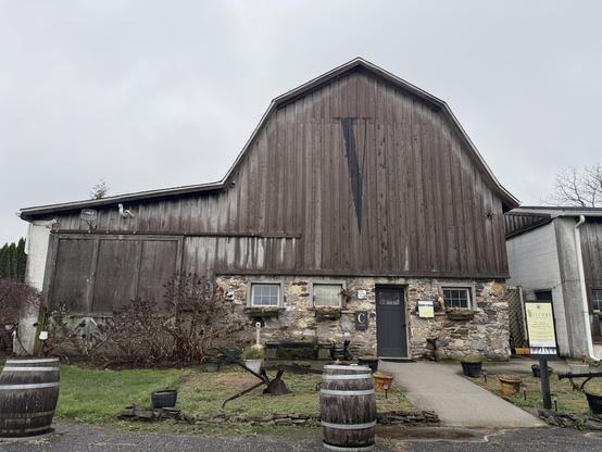 The tasting room at Va La Family Vineyards in Avondale, Pennsylvania.