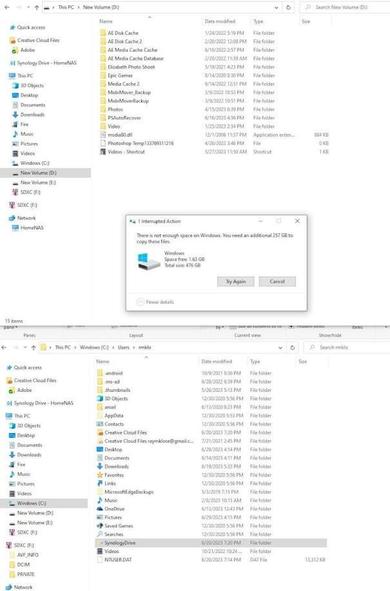 Windows screaming 'not enough space' for file moves, even to a huge drive? 🤯 The culprit might be your source drive's cache or FAT32 limits! Instant fixes await. #WindowsTroubleshooting #PCProbs #FileManagement
