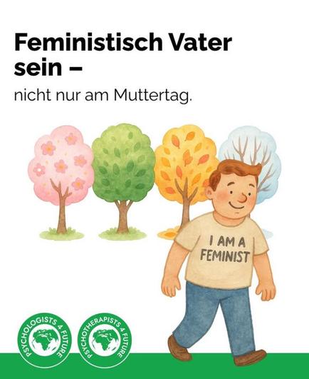 Ein lächelnder Mann vor 4 Bäumen zu den 4 Jahreszeiten.