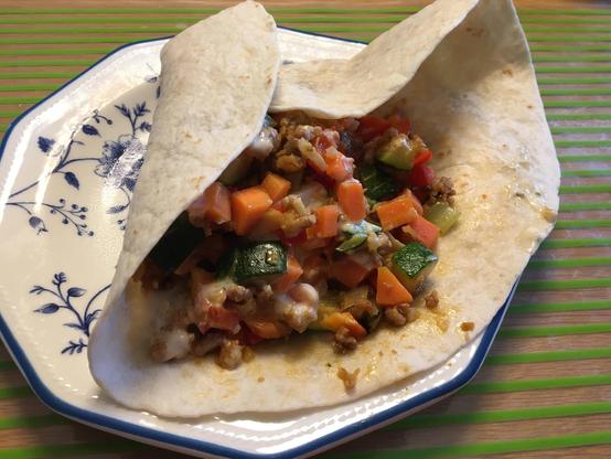 Vegetarian burrito