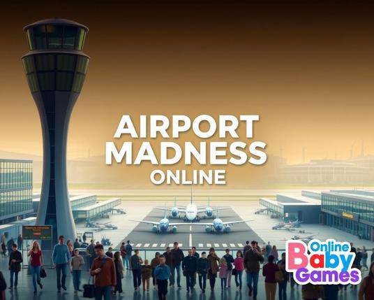 Screenshot of planes navigating stormy skies in Airport Madness 4, with lightning and timers on-screen.