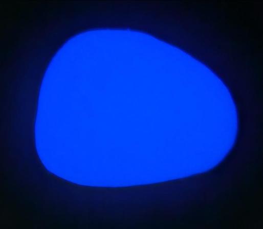 A glow-in-the-dark Wishbringer stone still "glowing strong" after 40 years.