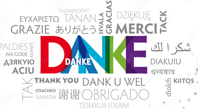 Screenshot Internet 20.05.2025 "Danke" in verschiedenen Sprachen :-) "Danke" sage ich an alle da draußen die auch "Danke" sagen können. Manchmal fällt das wirklich nicht leicht. Ich musste es erst mühsam lernen. :-)