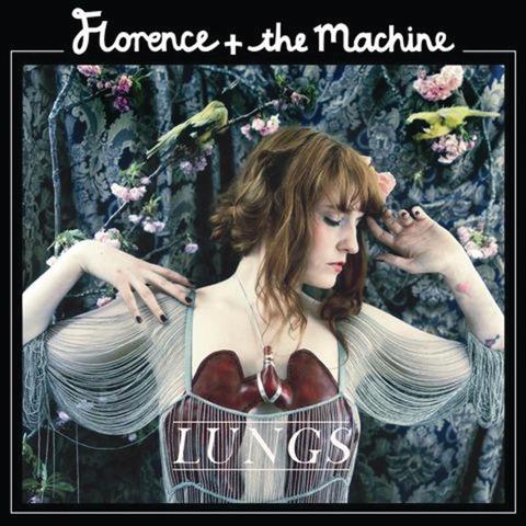 An image of the cover of the album 'Lungs' by Florence + the Machine