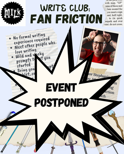 Write Club: Fan Friction - Event Postponed
