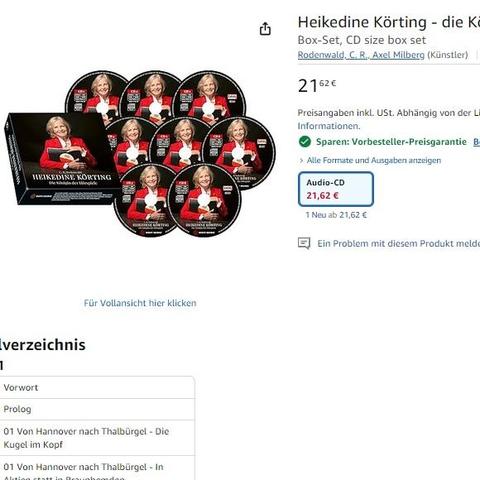 amazon.de: "Heikedine Körting - die Königin der Hörspiele" (Hörbuch)