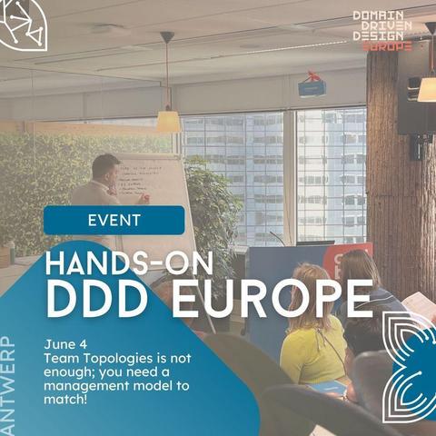 Hands-on at DDD Europe on the 4th of June