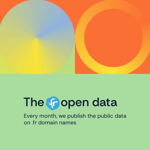 The .fr open data
Every month ,we publish the public data on .fr domain names