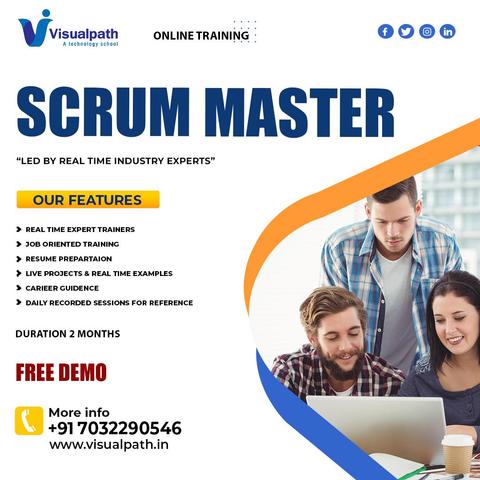 Visualpath offers the best Scrum Master Training in Hyderabad, designed to equip you with industry-relevant skills and hands-on experience. Master Scrum Master tools and automation techniques with expert-led sessions. Our Scrum Master Online Training is accessible globally, providing flexible learning options. Contact us at +91-7032290546 to book your free demo today!
Visit our Website: https://www.visualpath.in/scrum-master-online-training.html 
WhatsApp: https://wa.me/c/917032290546
Explore our Blog: https://visualpathblogs.com/category/scrum-master/ 
