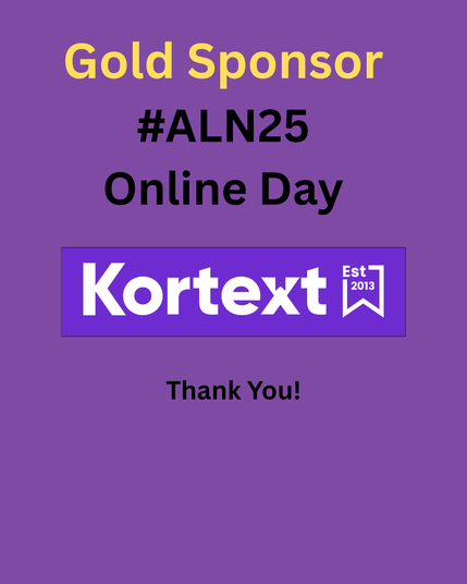 Kortext logo. White text on purple background.