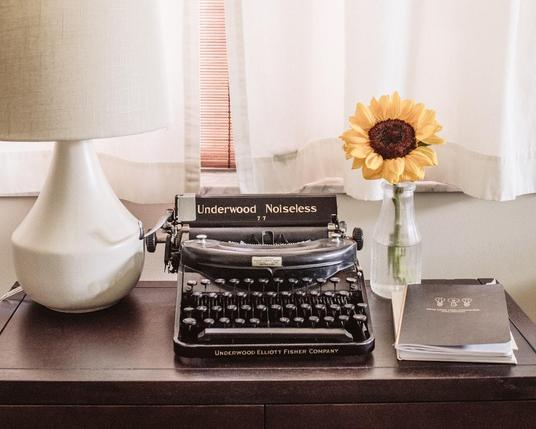 writing desk, not mine