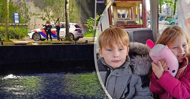 Auto aangetroffen in water tijdens zoektocht naar vermiste Jeffrey (10) en Emma (8)