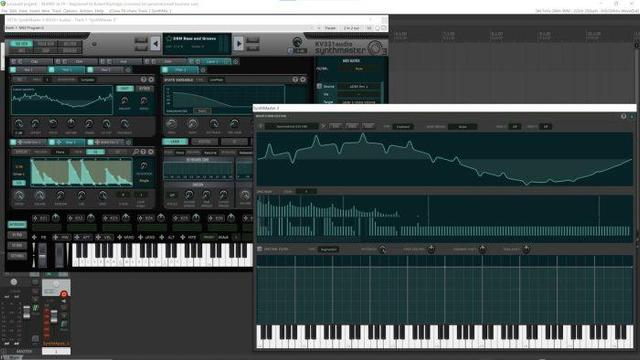 SynthMaster 3.3 floating windows