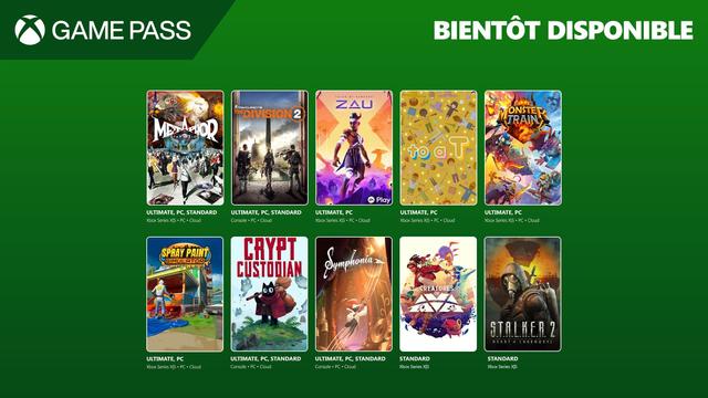 La suite du mois de mai pour les jeux du #GamePass sur #Xbox