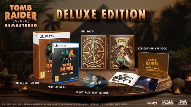 Les éditions Deluxe de Tomb Raider IV-VI Remastered sont disponibles en préco dès 54.99€