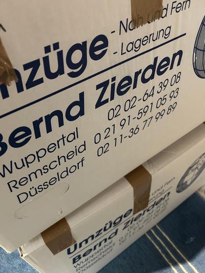 Umzugskartons