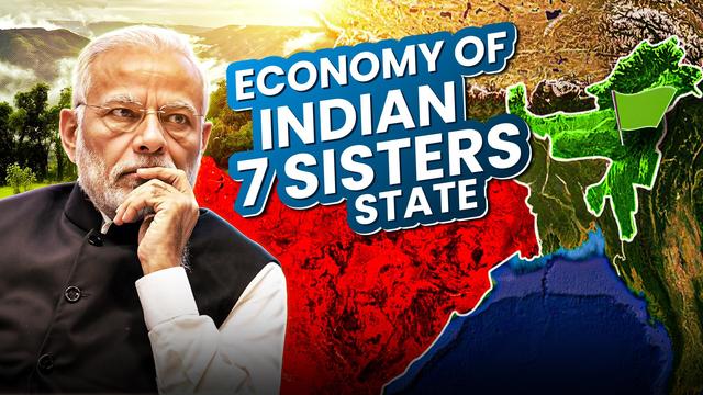 Image representative of the independence of India's seven sister states. 