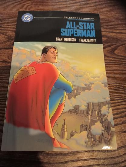 The front cover of All-Star Superman by Grant Morrison and Frank Quitely