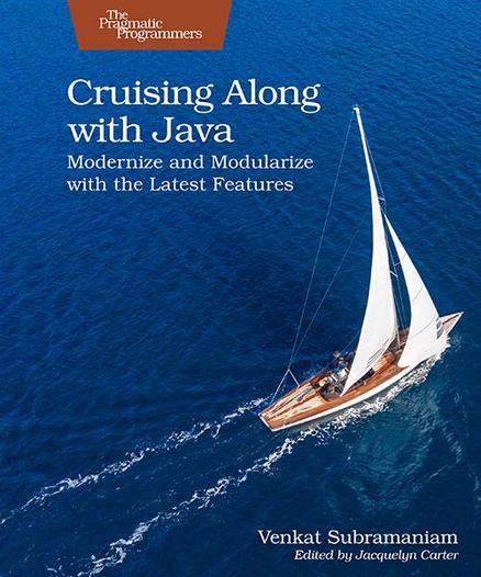 Cover of the book, shows a boat cruising.