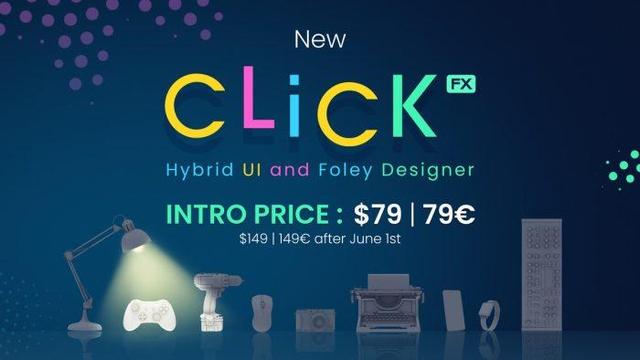 UVI Click Hybrid UI and Foley Designer