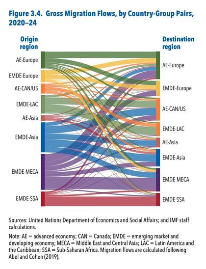Global migration flows