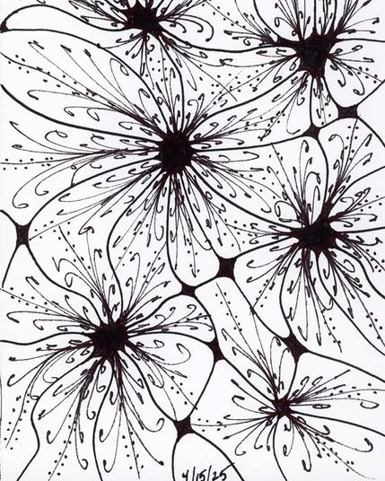 pen and ink drawing resembling human neurons