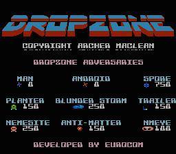 Cover image of Dropzone (1984)