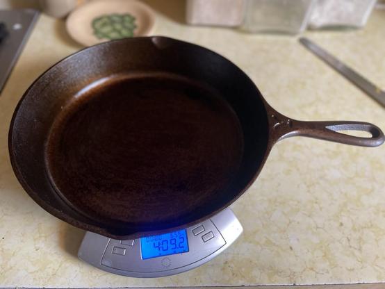 Final, seasoned pan