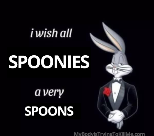 bugs bunny in a tuxedo
i wish all
SPOONIES
a very
SPOONS