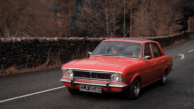 Ford Cortina in Red