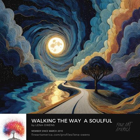  Abstract digital painting of a luminous pathway through light and shadow, symbolizing transformation and spiritual journey.