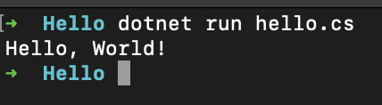 dotnet run hello.cs