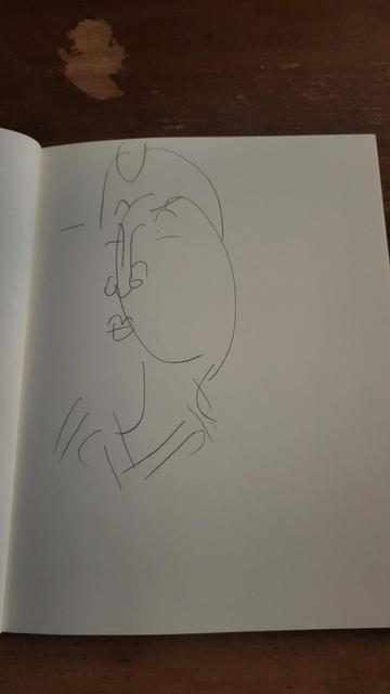 Eyes closed drawing