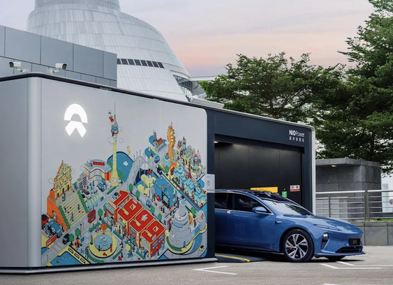 NIO Unveils First Third-Gen Battery Swap in Macau