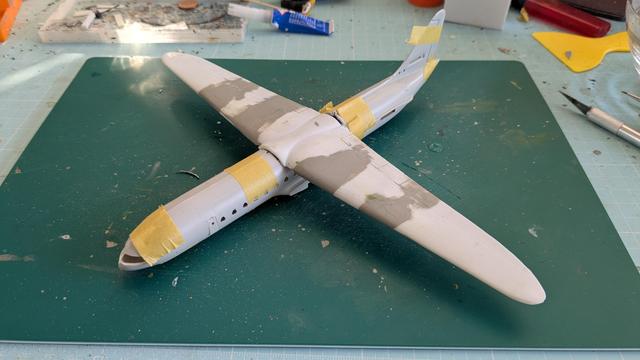 Minicraft/Mastercraft Saab S-100 airliner 1/144 scale model