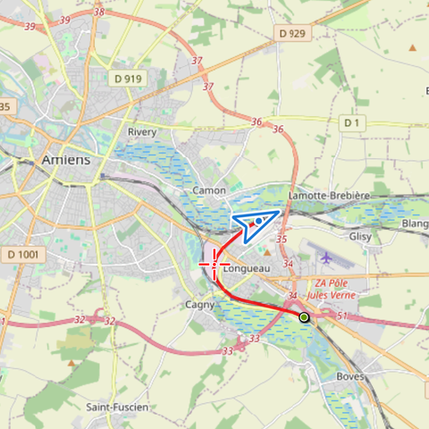 Umfahrungsschleife Amiens