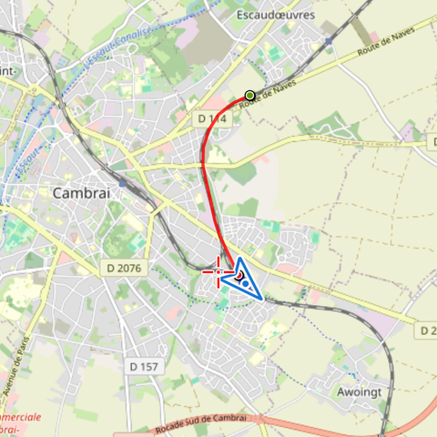 Umfahrungsschleife Cambrai