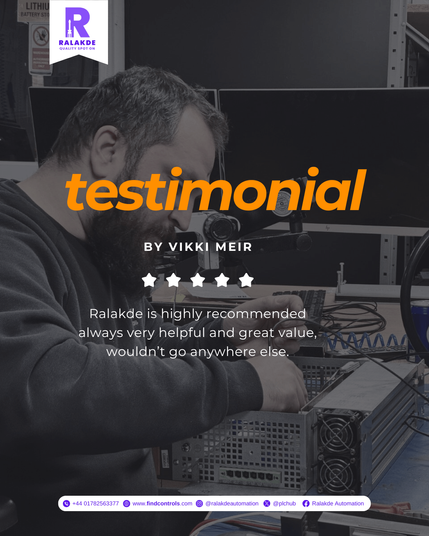A testimonial by Vikki Meir, praising Ralakde Automation.