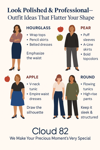 👗 Dress for success with outfit ideas tailored to YOUR body shape! Whether you’re hourglass, pear, apple, rectangle, or round, feel polished and confident every day at work. 💼✨
Download our FREE lookbook now! 

https://anshulbohre.com/blog/

#WorkwearGoals #BodyPositiveFashion #PolishedProfessional
#Cloud82 #anshulbohre #anshulbohare #cloud82 #boost_your_technology_partner #Boost_Your_Technology_Partner #Workwear #ProfessionalStyle #BodyTypeFashion #OfficeOutfits #CareerFashion #FlatteringOutfits #DressForSuccess #PolishedLook #WomenInBusiness #BodyPositiveStyle