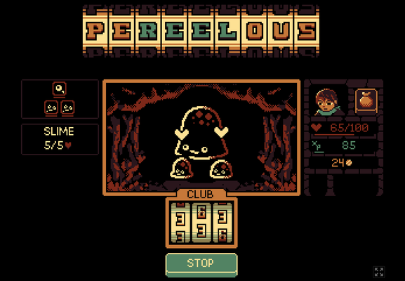 Fun game! First time I see #roguelike & #slots 