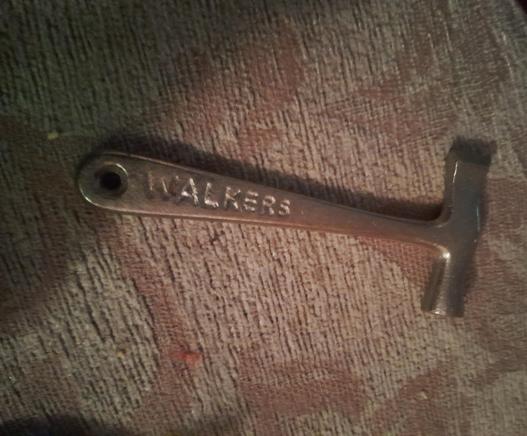 An old toffee hammer. Walkers engraved .💖