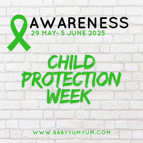 Child Protection Week: 25 May - 1 June 💚 This week, we unite to raise awareness about the importance of protecting children everywhere. It is about ensuring they have the love, care, and support they need to thrive. Every child deserves a safe environment to grow, learn, and explore their full potential.  👉 Comment on how we all can contribute to creating safer spaces for children?   #BabyYumYum #BYY #ChildProtection #ProtectOurChildren #EveryChildMatters #SafetyForAll