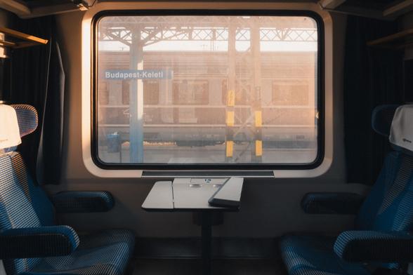 Abteil im ungarischen Eurocity