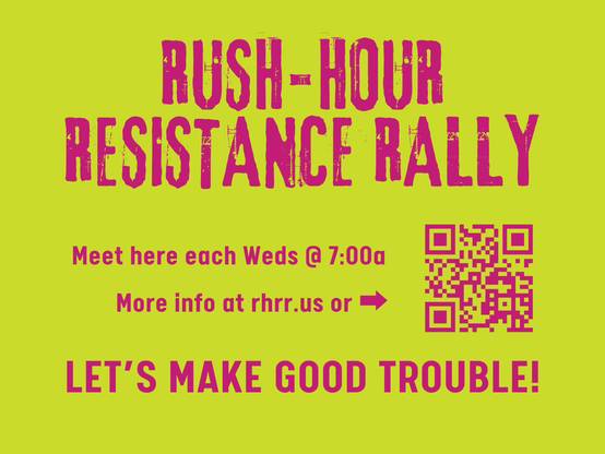 Protest in Melrose district every Wednesday at 7am