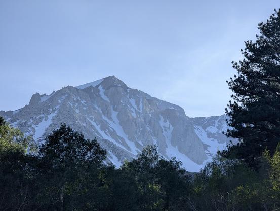 The high Sierra as seen from the east side