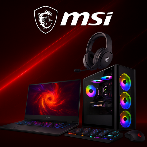 MSI chez SetupMedia ! Des PC portables gamers, des composants et accessoires au top pour tous vos besoins gaming