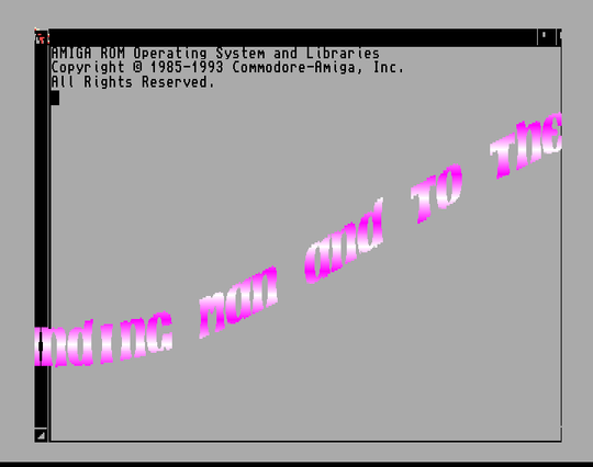 Screenshot of "Phobia" - Crack and Trainer (+1): The Band (Band) - Published by Image Works on Commodore Amiga (1989)